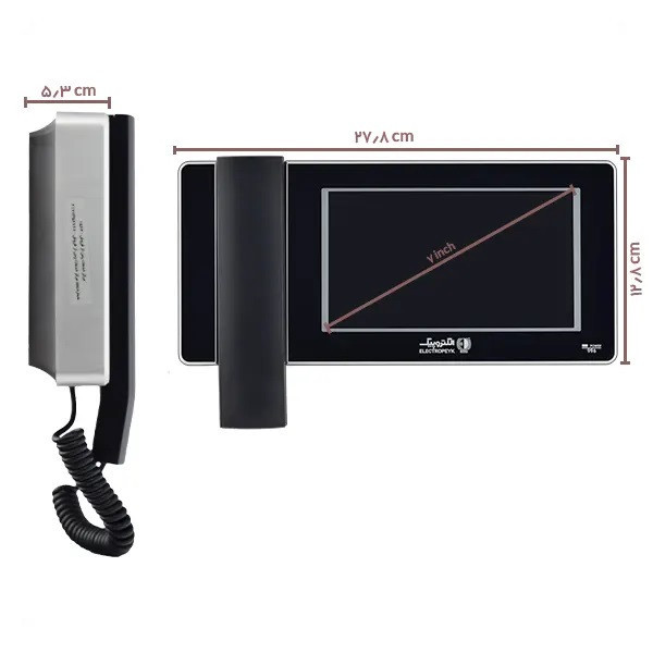 مانیتور دربازکن لمسی الکتروپیک مدل 996Black